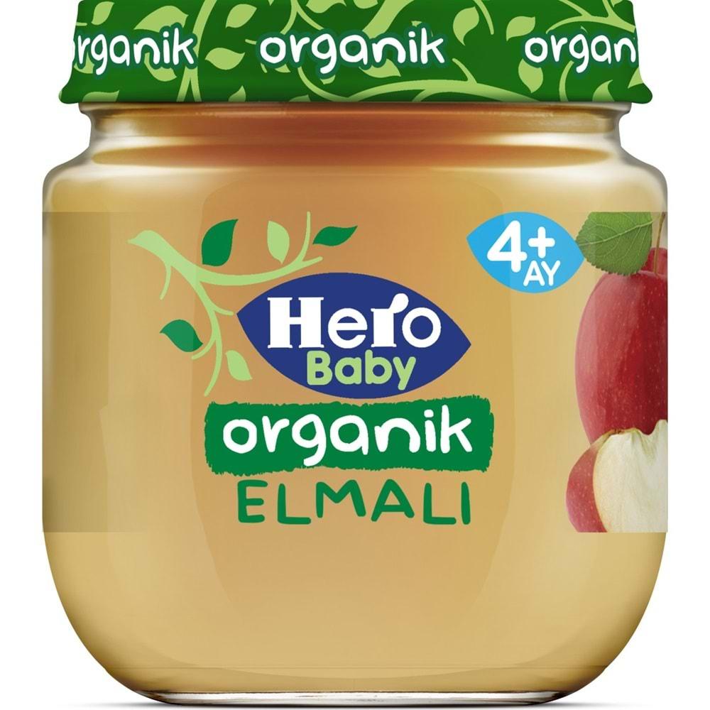 Hero Baby Kavanoz Maması 120GR Organik Elmalı