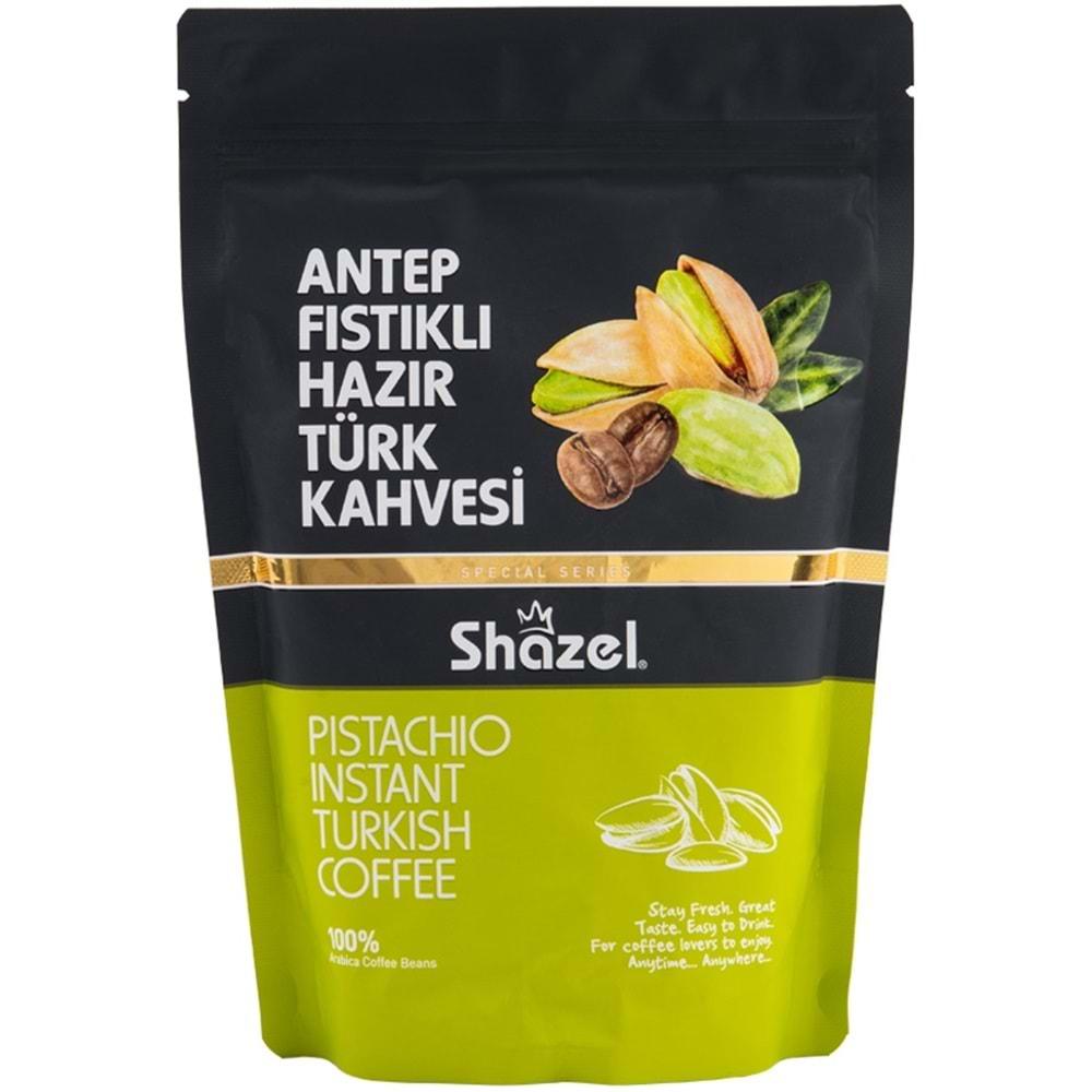 Shazel Hazır Türk Kahvesi 200GR Antep Fıstıklı Ekonomik Pk