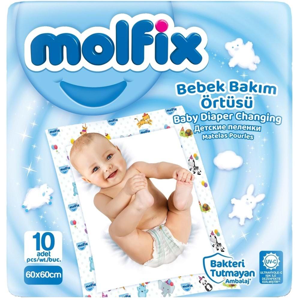 Molfix Bebek Bakım Alt Açma Örtüsü Tekli Pk (İç Adet 10)