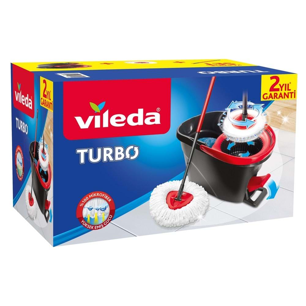 Vileda Turbo Pedallı Temizlik Seti (Komple Set)