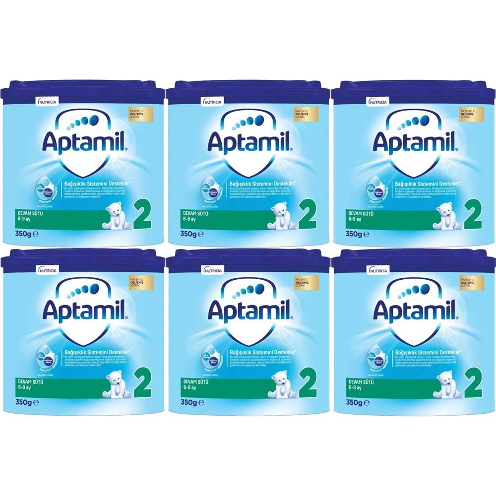 Nutrıcıa Aptamil 350GR Devam Sütü No:2 (6-9 Ay) (6 Lı Set)