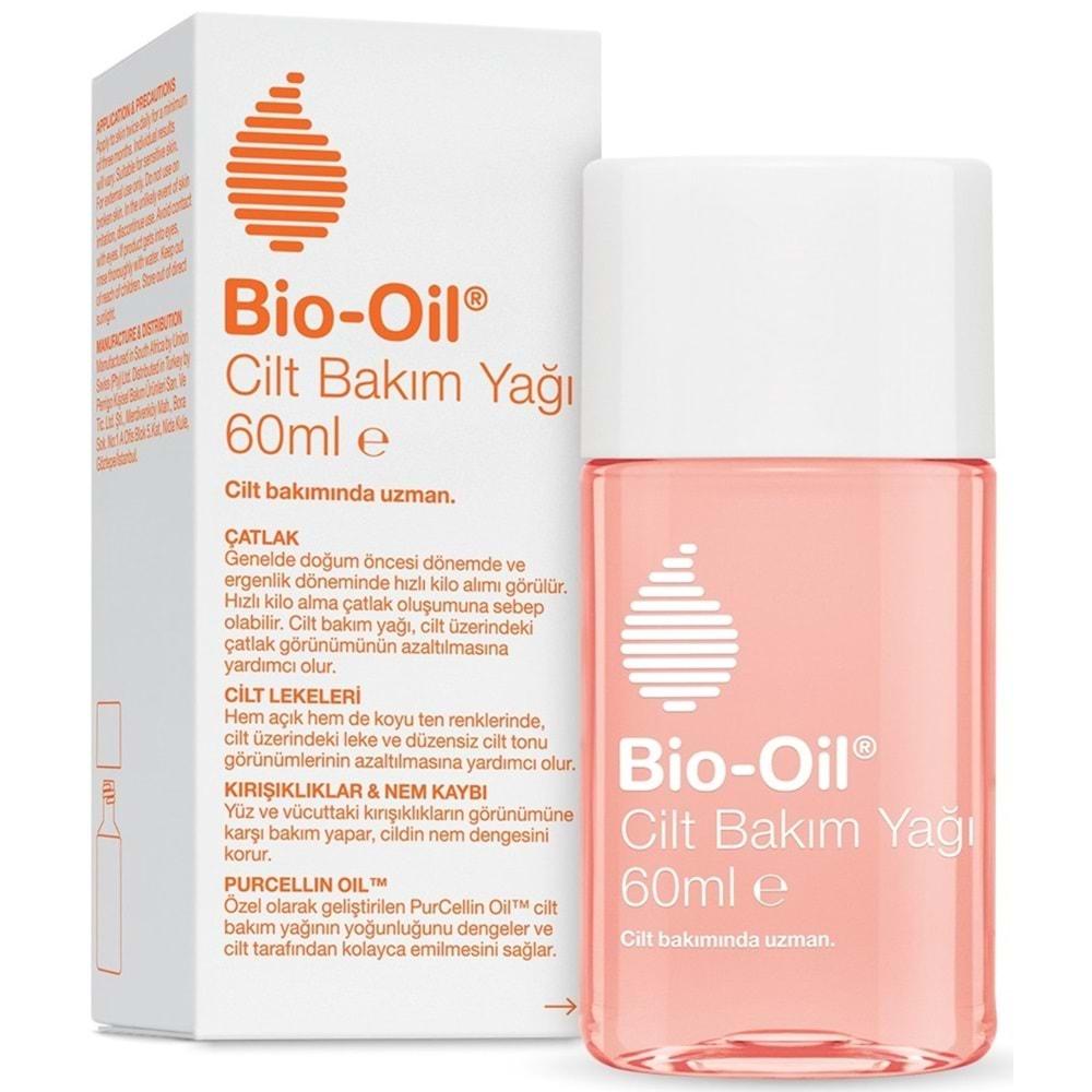 Bio-Oil Çatlak Oluşumunu Önleyici Cilt Bakım Yağı 60ML (Yeni Formül) (2 Li Set)