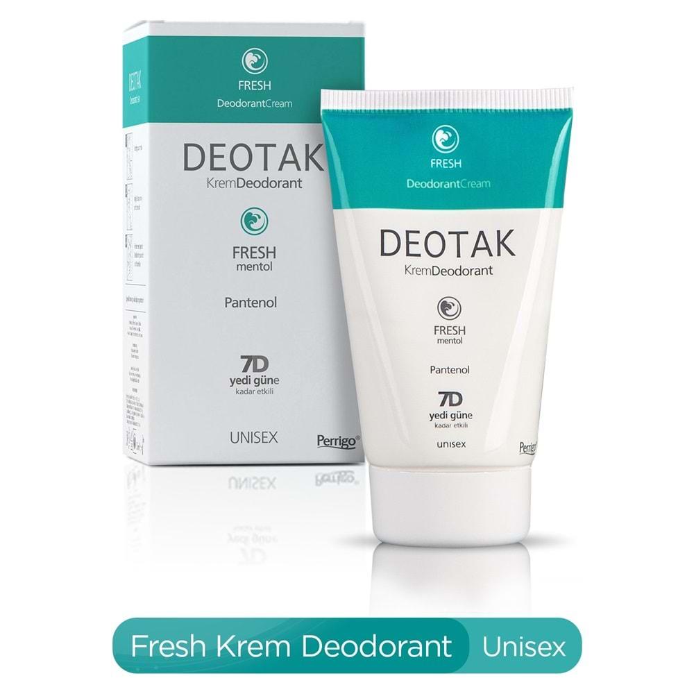 Deotak Krem Deodorant 35ML Fresh (Mentol) (3 Lü Set)