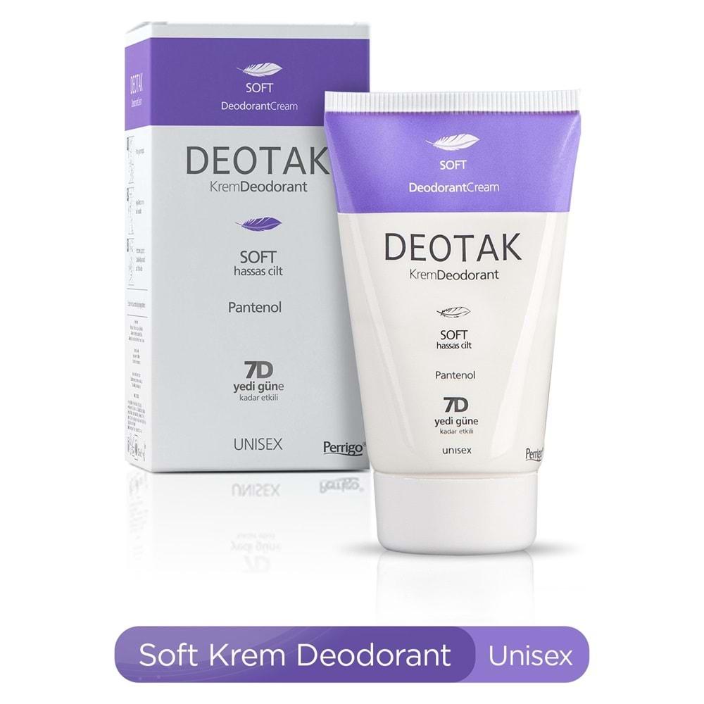 Deotak Krem Deodorant 35ML (Normal Cilt/Mentol/Hassas/Çay Ağacı Yağı) Karma (12 Li Set)