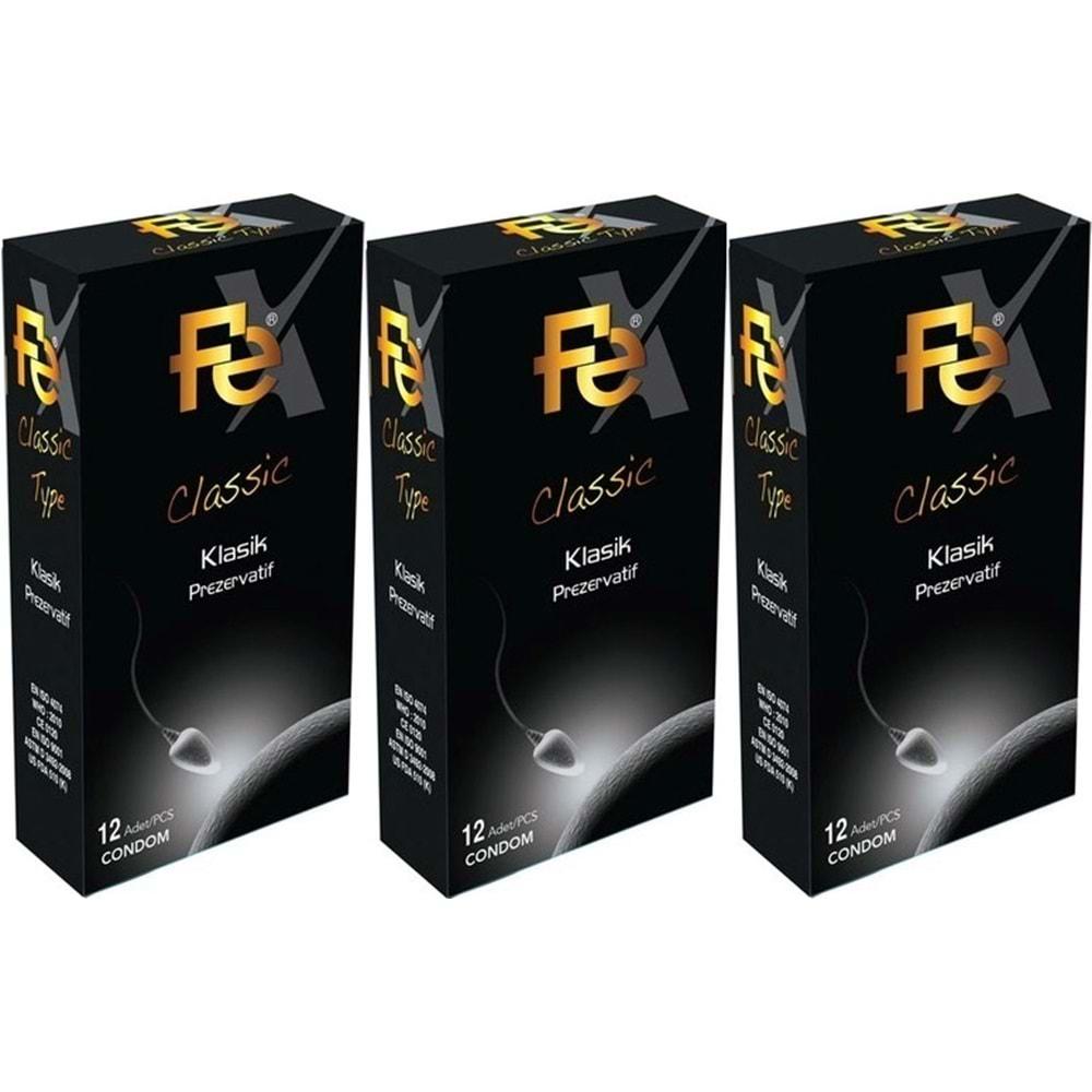 Fe Prezervatif 36 Lı Set (3PK*12) (Classic)