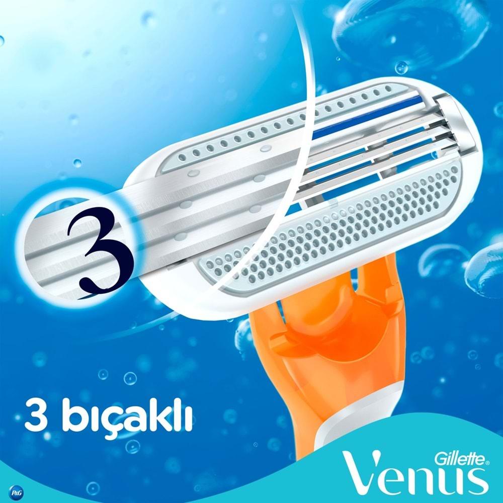 Gillette Venus Riviera Kullan At Kadın Tıraş Bıçağı 6 Lı Set (3PK*2)