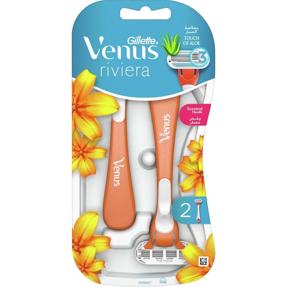 Gillette Venus Riviera Kullan At Kadın Tıraş Bıçağı 10 Lu Set (5PK*2)