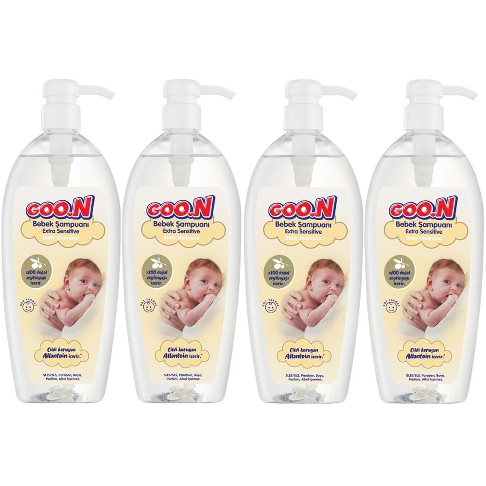 Goon Bebek Şampuanı 700ML Ekstra Sensitive/Hassas (4 Lü Set)