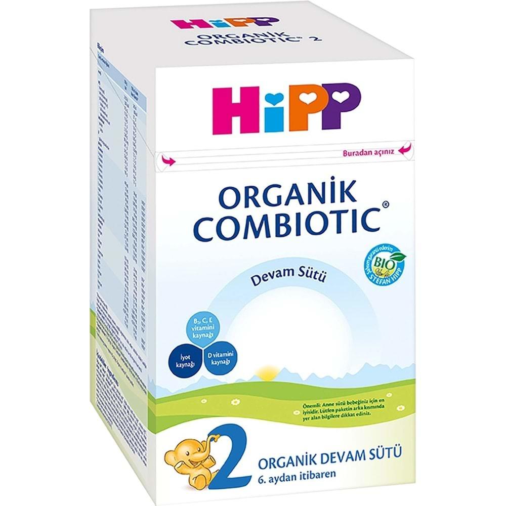 Hipp Organik Combiotic Bebek Devam Sütü 800GR No:2 (6. Aydan İtibaren) (5 Li Set)