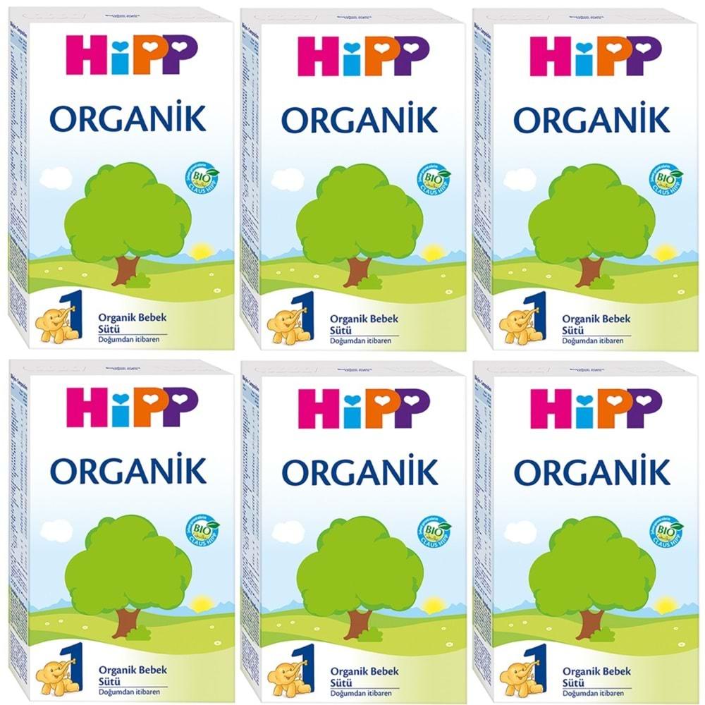 Hipp Organik Bebek Sütü 300GR No:1 (6 Lı Set)