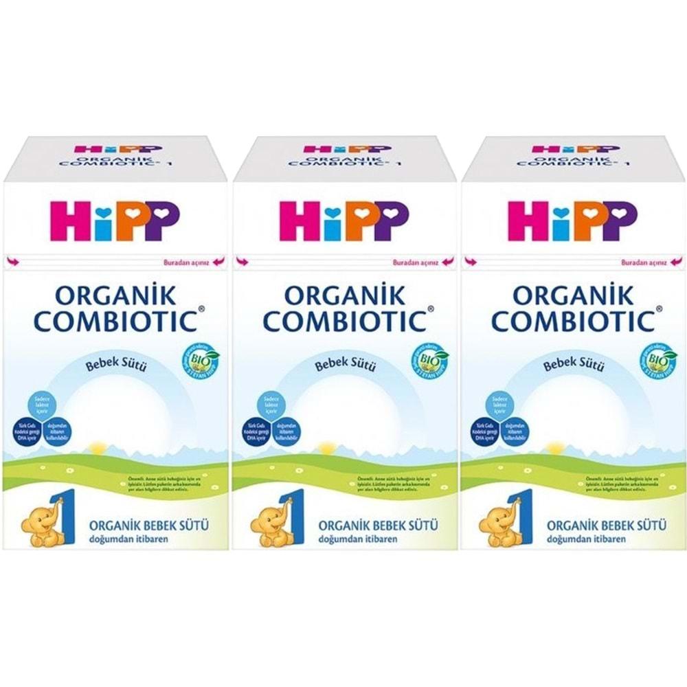 Hipp Organik Combiotic Bebek Sütü 800GR No:1 (0-6 Ay) (3 Lü Set)