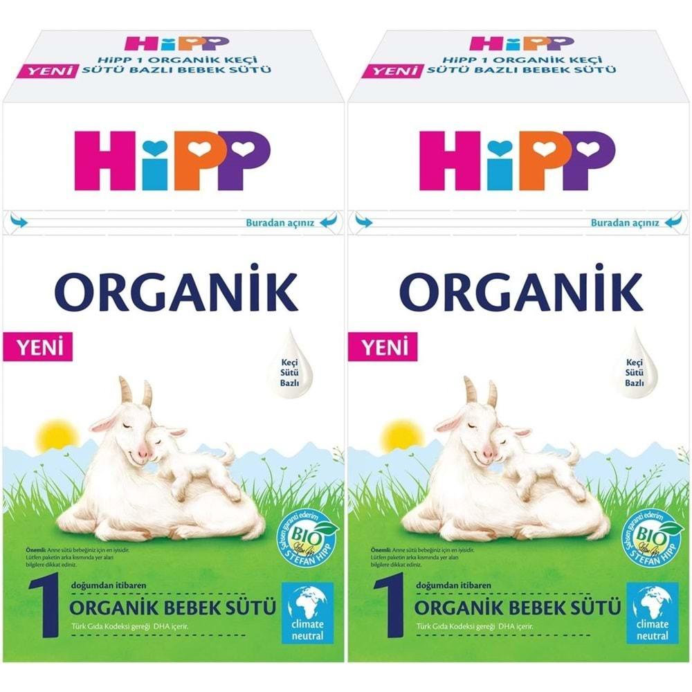 Hipp Organik Keçi Sütü Bazlı Devam Sütü 400GR No:1 (0-6 Ay) (2 Li Set)