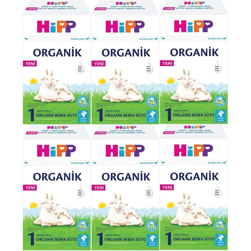 Hipp Organik Keçi Sütü Bazlı Devam Sütü 400GR No:1 (0-6 Ay) (6 Lı Set)