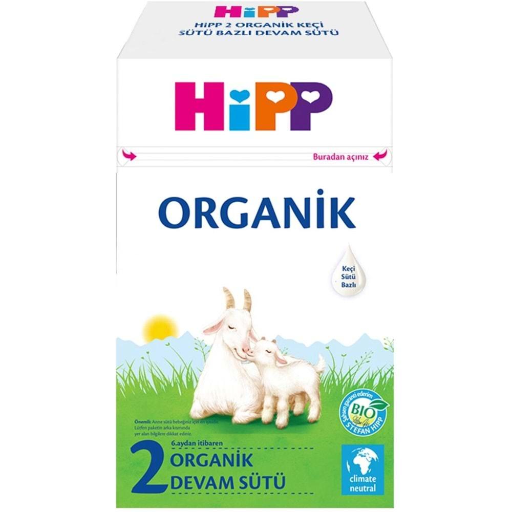 Hipp Organik Keçi Sütü Bazlı Devam Sütü 400GR No:2 (6.Aydan İtibaren) (4 Lü Set)