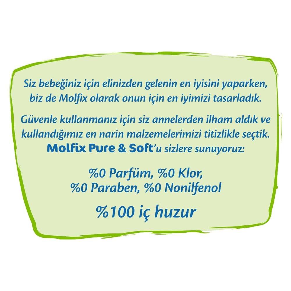 Molfix Pure&Soft Bebek Bezi Beden:4 (7-14Kg) Maxi 120 Adet Süper Ekonomik Fırsat Pk