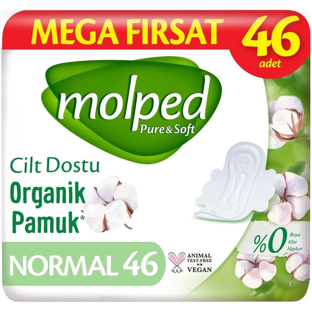 Molped Pure&Soft Hijyenik Ped Normal 276 (6PK*46) Adet Mega Pk