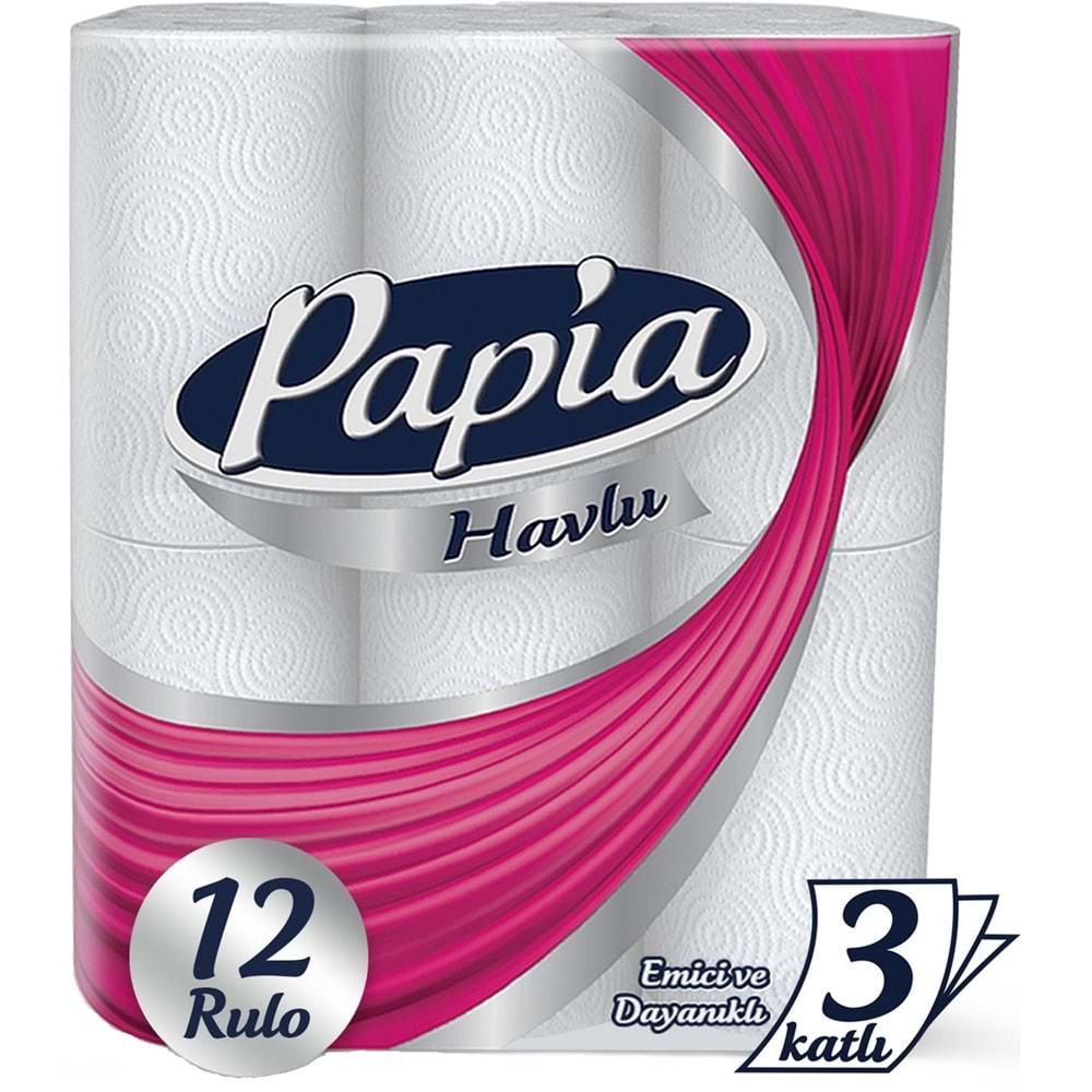 Papia kağıt Havlu 36 Lı Set (3 Katlı) (3PK*12)