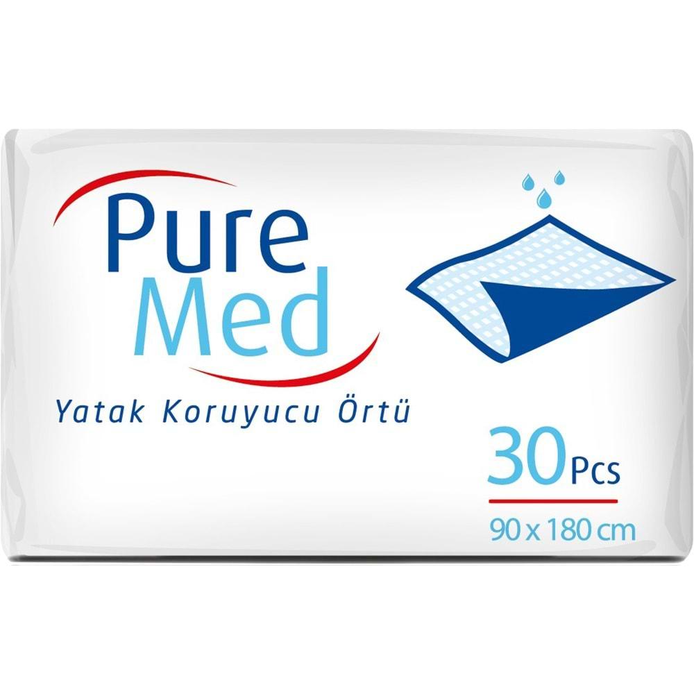 Puremed Hasta Yatak Koruyucu 90*180Cm 60 Adet (2PK*30)