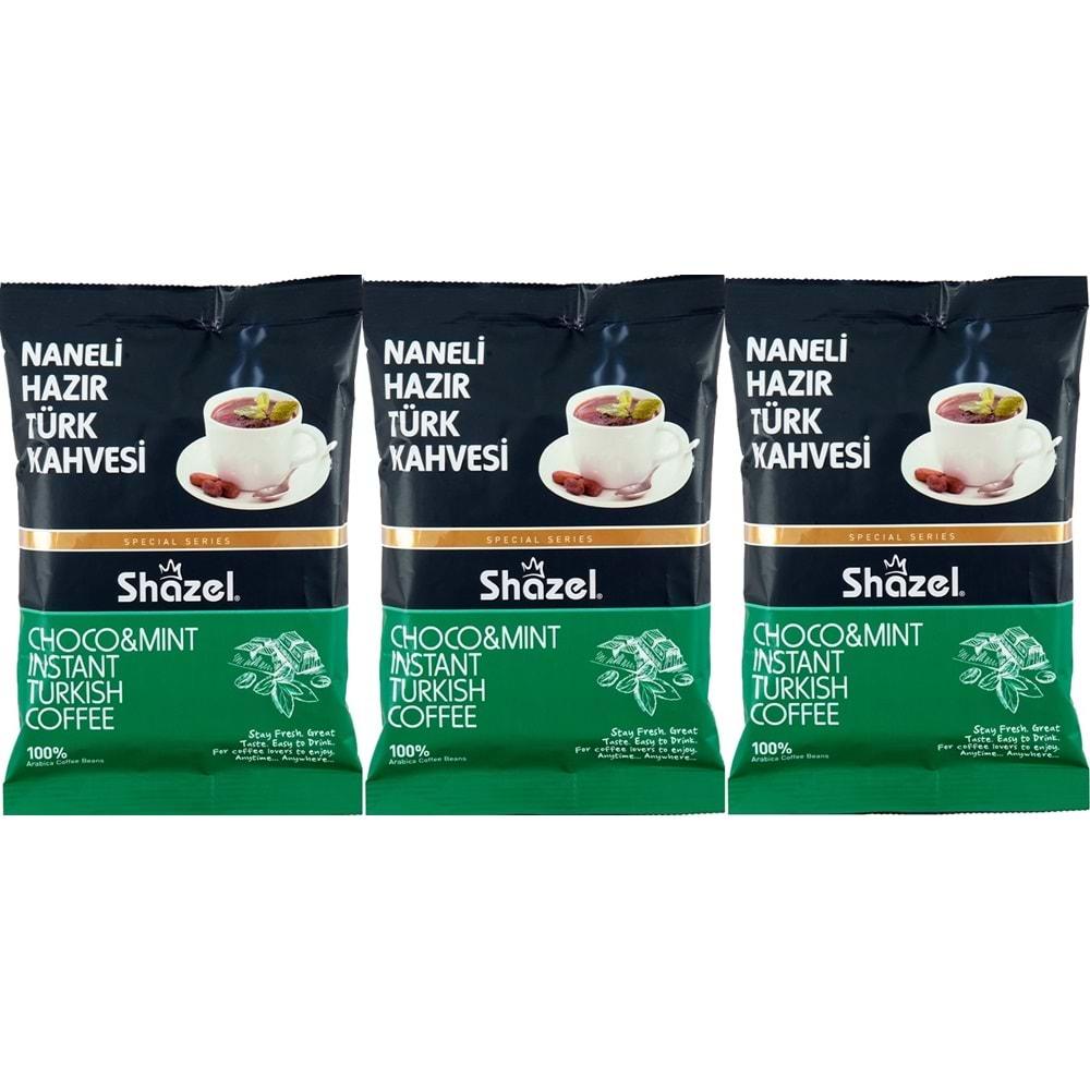 Shazel Hazır Türk Kahvesi 300GR Naneli (3 Lü Set) (3PK*100GR)