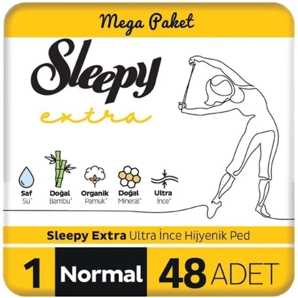 Sleepy Extra Hijyenik Ped Normal 192 Adet Mega Pk (4PK*48)