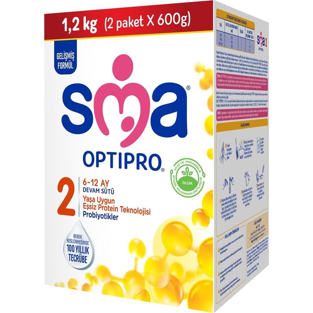 Sma Optipro 1200GR No:2 Devam Sütü (6-12 Ay) (6 Lı Set)