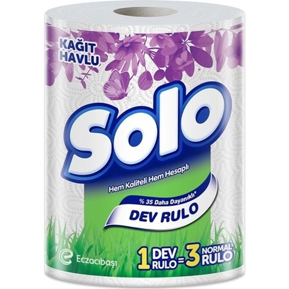 Solo Kağıt Havlu Dev Rulo Pk (6 Lı Set)