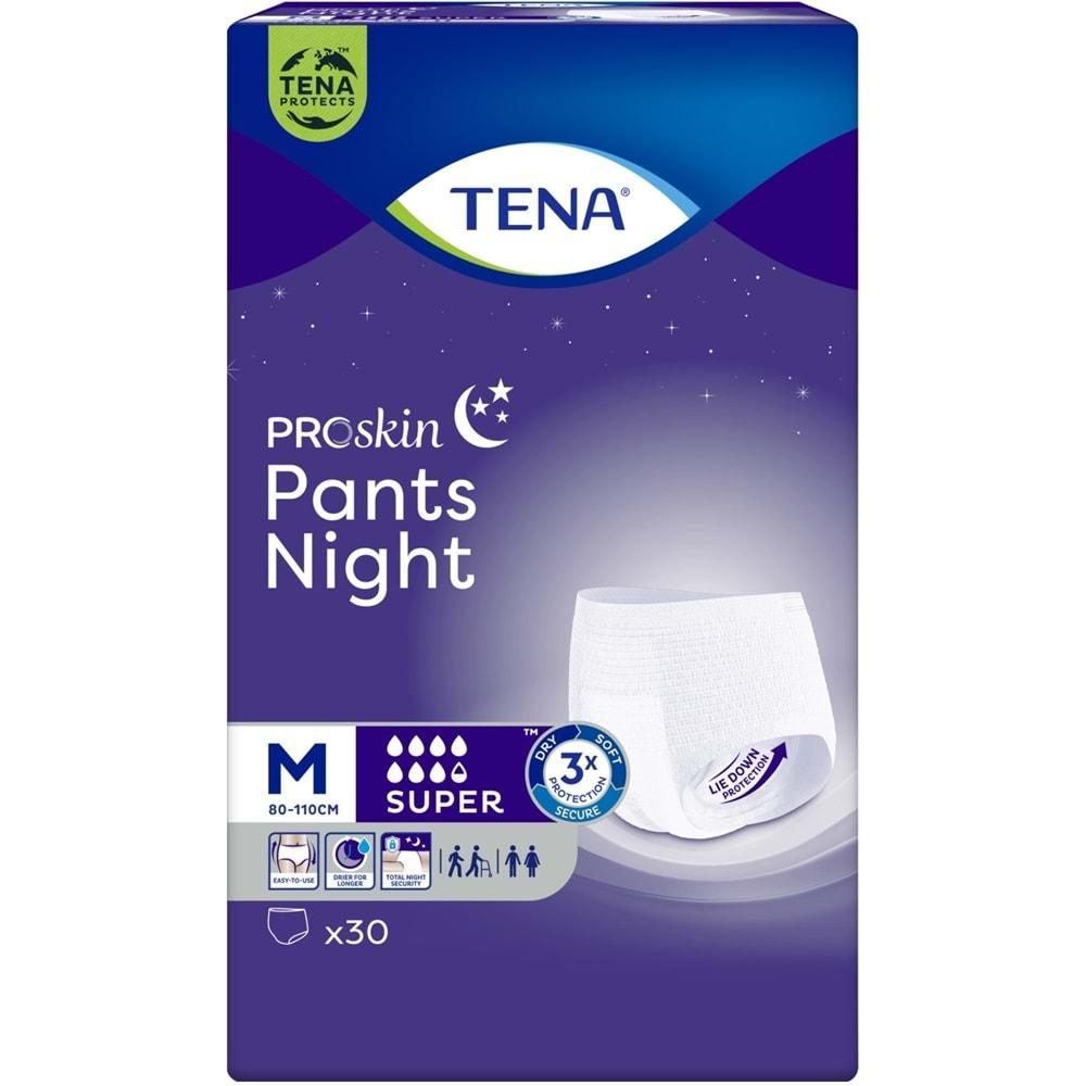 Tena Proskin Pants Night Emici Külot Hasta Bezi Gece Medium-Orta/Süper 90 Adet (3PK*30)