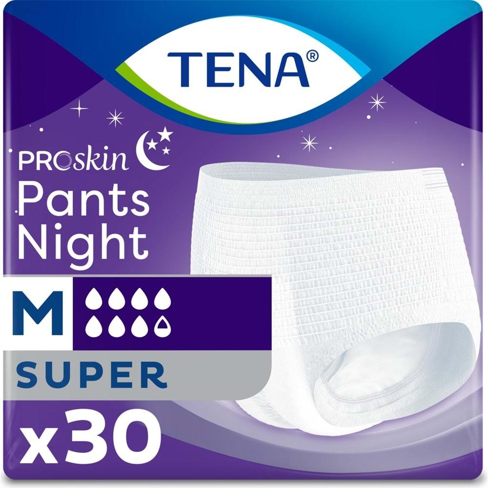 Tena Proskin Pants Night Emici Külot Hasta Bezi Gece Medium-Orta/Süper 90 Adet (3PK*30)