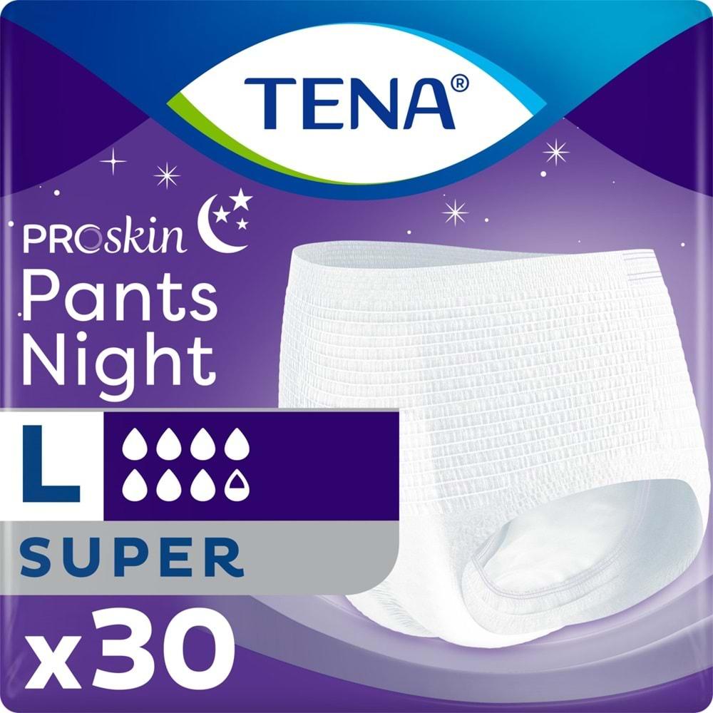 Tena Proskin Pants Night Emici Külot Hasta Bezi Gece Large-Büyük/Süper 90 Adet (3PK*30)