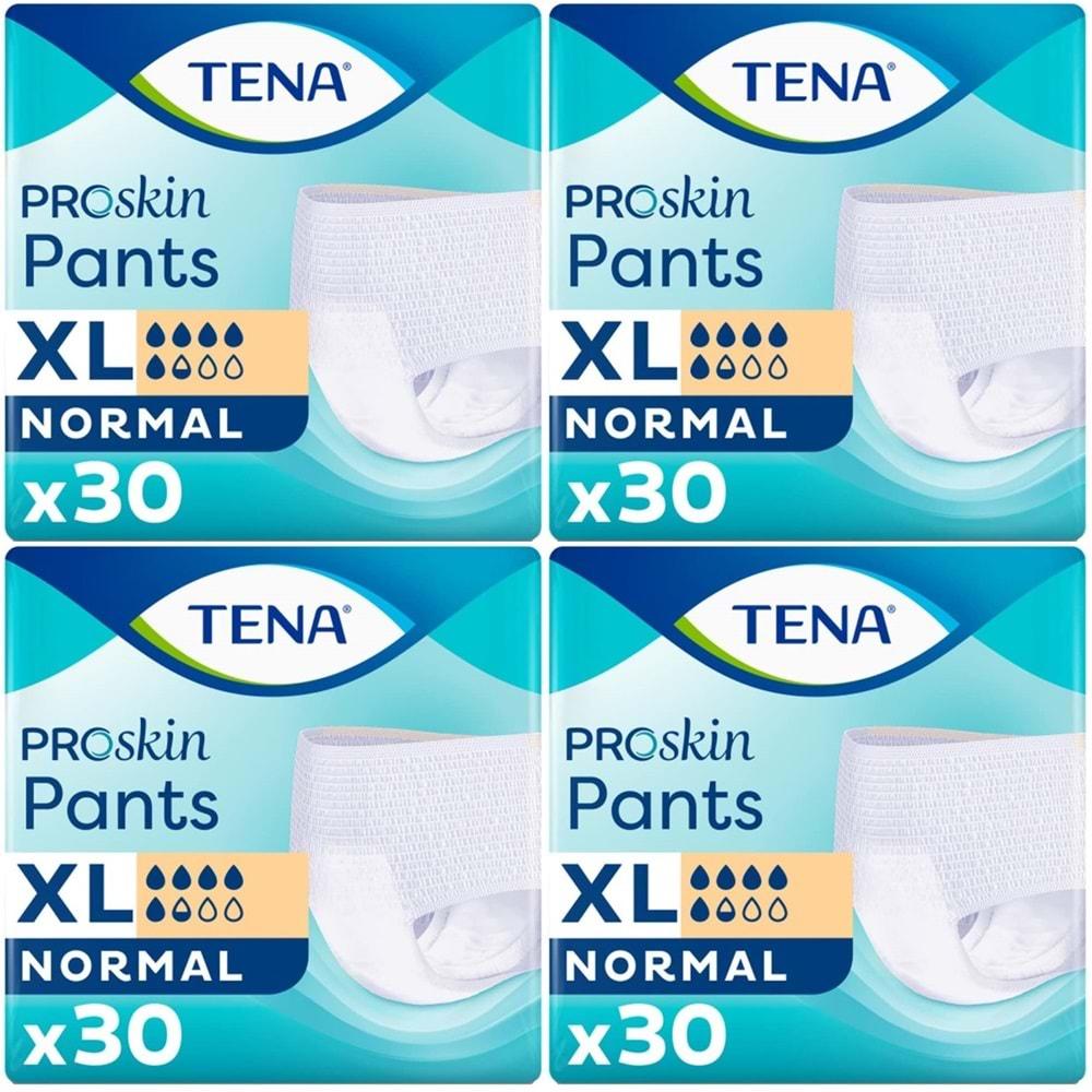 Tena Proskin Pants Emici Külot Hasta Bezi Normal XL-Extra Large 120 Adet (4PK*30)