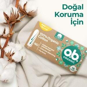O.B Organic Normal Tampon 16 Lı Pk