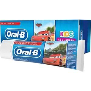 Oral-B Pro Expert Stages Çocuk Diş Macunu Frozen & Cars 75ML (3 Yaş ve Üstü) (Seçenekli) - Kırmızı