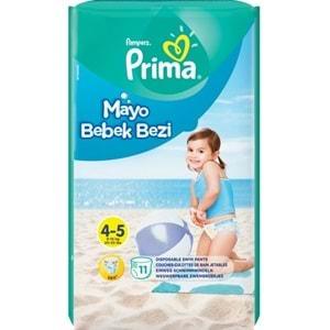 Prima Mayo Bebek Bezi Beden:4 (9-15Kg) Maxi 11 Adet Tekli Pk
