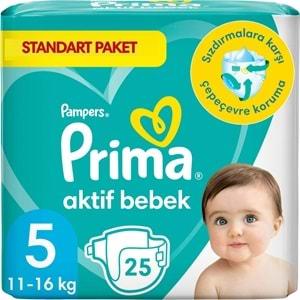 Prima Bebek Bezi Beden:5 (11-16KG) Junior 25 Adet Standart Pk