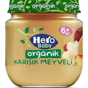 Hero Baby Kavanoz Maması 120GR Organik Karışık Meyveli