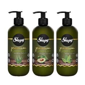 Sleepy Sıvı Sabun Premium 500ML Green Care Serisi (Doğal Aloe Vera/Avokado/Adaçayı)