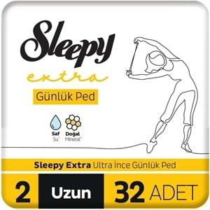 Sleepy Extra Günlük Ped Uzun 32 Adet Standart Pk