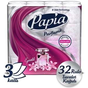 Papia Tuvalet Kağıdı (3 Katlı) 32 Li Pk Egzotik Parfümlü