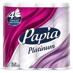 Papia Tuvalet Kağıdı (4 Katlı) 32 Li Pk Platinum