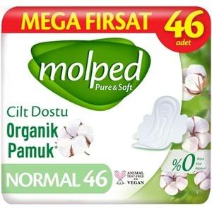 Molped Pure&Soft Hijyenik Ped Normal 46 Adet Mega Pk