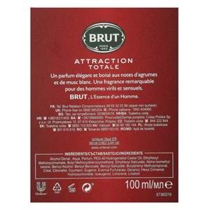 Brut Parfüm Erkek/Men 100ML Attraction Totale Edt (Kırmızı)