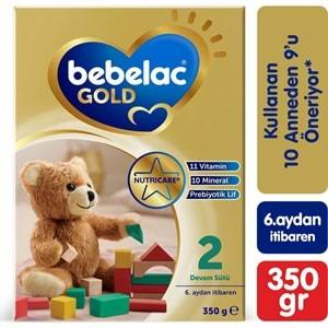 Bebelac Gold 350GR No:2 Devam Sütü (6-9 Ay) (4 Lü Set)