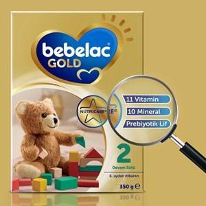 Bebelac Gold 350GR No:2 Devam Sütü (6-9 Ay) (4 Lü Set)