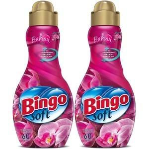 Bingo Soft Çamaşır Yumuşatıcı Konsantre 1440ML Bahar (2 Li Set)