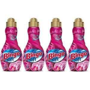Bingo Soft Çamaşır Yumuşatıcı Konsantre 1440ML Bahar (4 Lü Set)