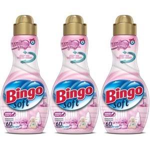 Bingo Soft Çamaşır Yumuşatıcı Konsantre 1440ML Mutlu Yuvam (3 Lü Set)