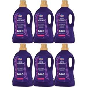 Bingo Giysi Şampuanı 3LT Arındırıcı Etki 6 Lı Set (300 Yıkama) Tüm Çamaşırlar İçin