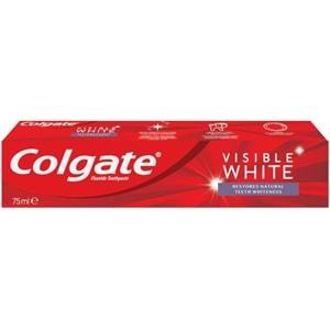 Colgate Diş Macunu 75ML Visible White/Görünür Beyazlık (2 Li Set)