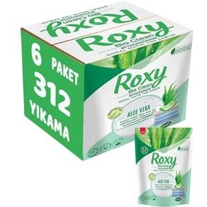 Dalan Roxy Bio Clean Matik Sabun Tozu 1.6Kg Aloe Vera (6 Lı Set) (312 Yıkama)
