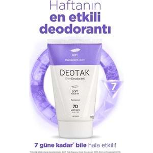 Deotak Krem Deodorant 35ML Soft (Hassas Cilt) (3 Lü Set)